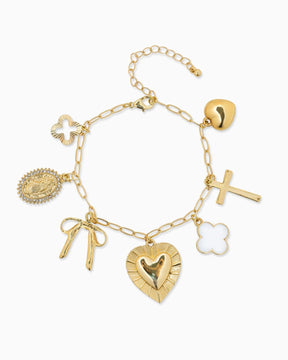 Heart Charm Bracelet