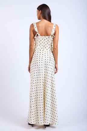 Fit&Flare Maxi Dress- White