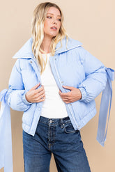 Puffer Jacket- Baby Blue