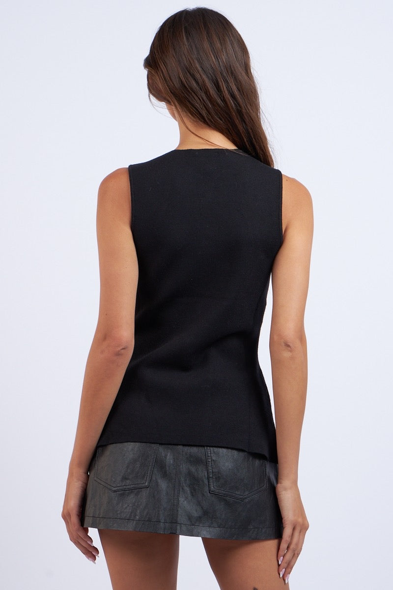 City Top- Black