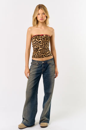 Peace Leopard Top