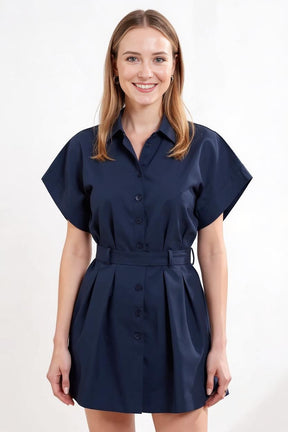 Navy Night Dress