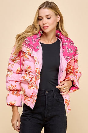 Apres Puffer Jacket- Pink