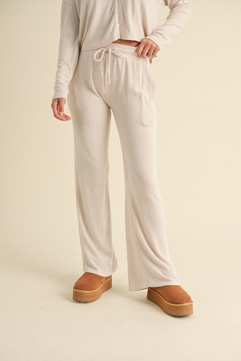 Comfort Pants- Beige