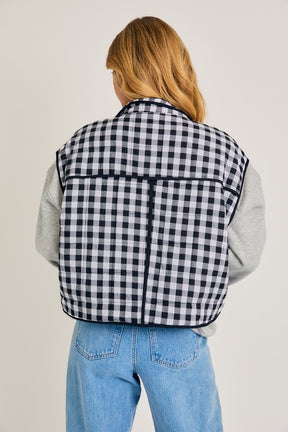 Gingham Vest