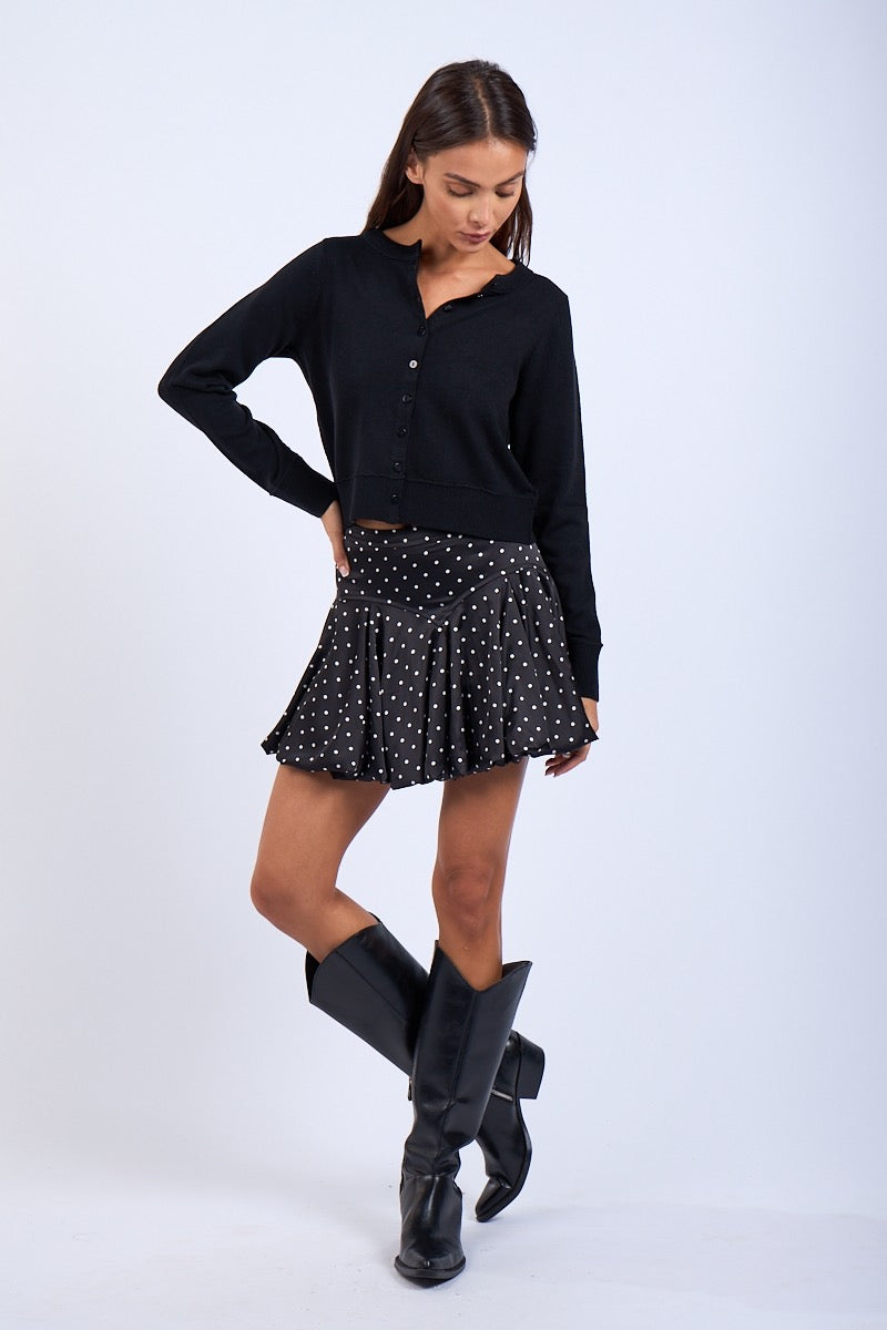 Polka Dot Bubble Skirt