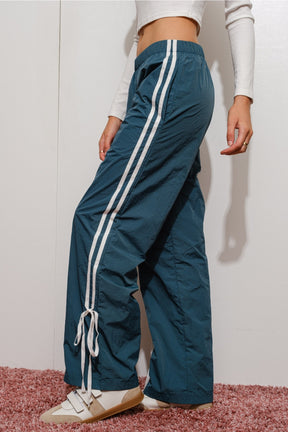 Bow Nylon Track Pants