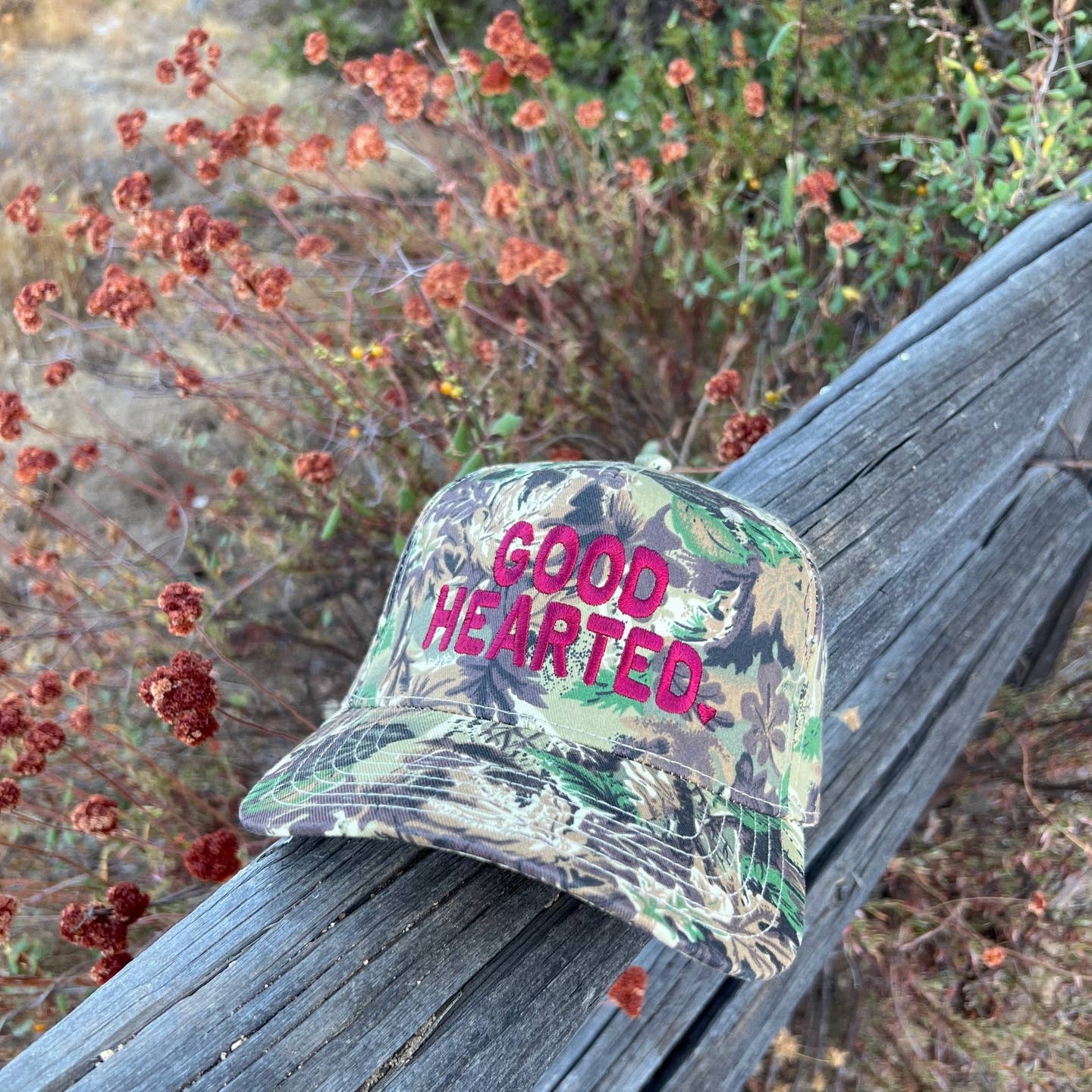 Good Hearted Camo Hat