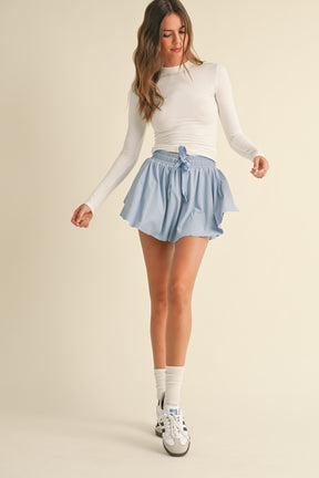 On Point Skort- Blue