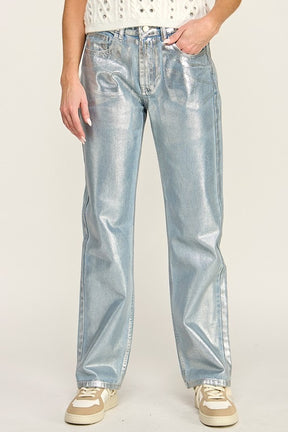 The Metallic Jean- Blue