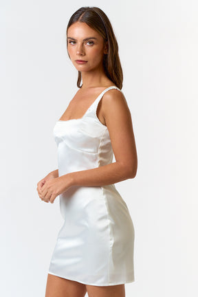 Heartbeat Dress- White