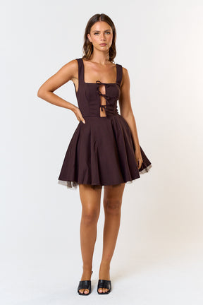 Cutout Holiday Dress