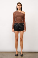 Alessia Asymmetrical Mesh Top