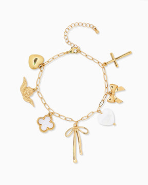 Bow Charm Bracelet