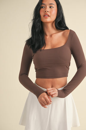 Balletcore Top- Brown