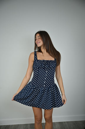 Navy Number Dress