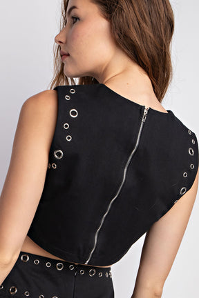 Eyelet Top