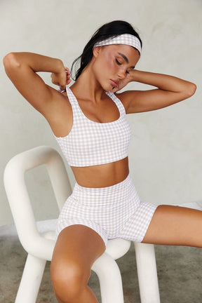 Gingham Sports Bra