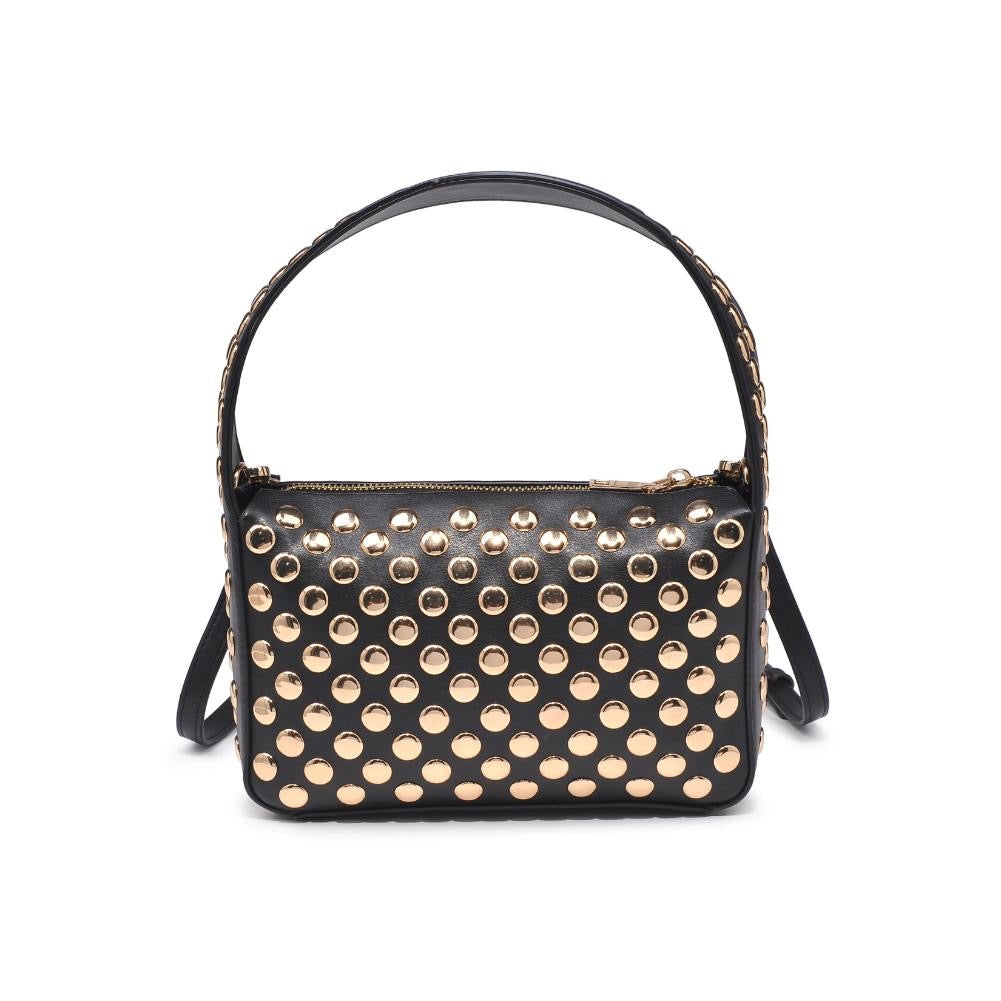 Isabel Studded Crossbody- Black