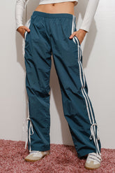 Bow Nylon Track Pants