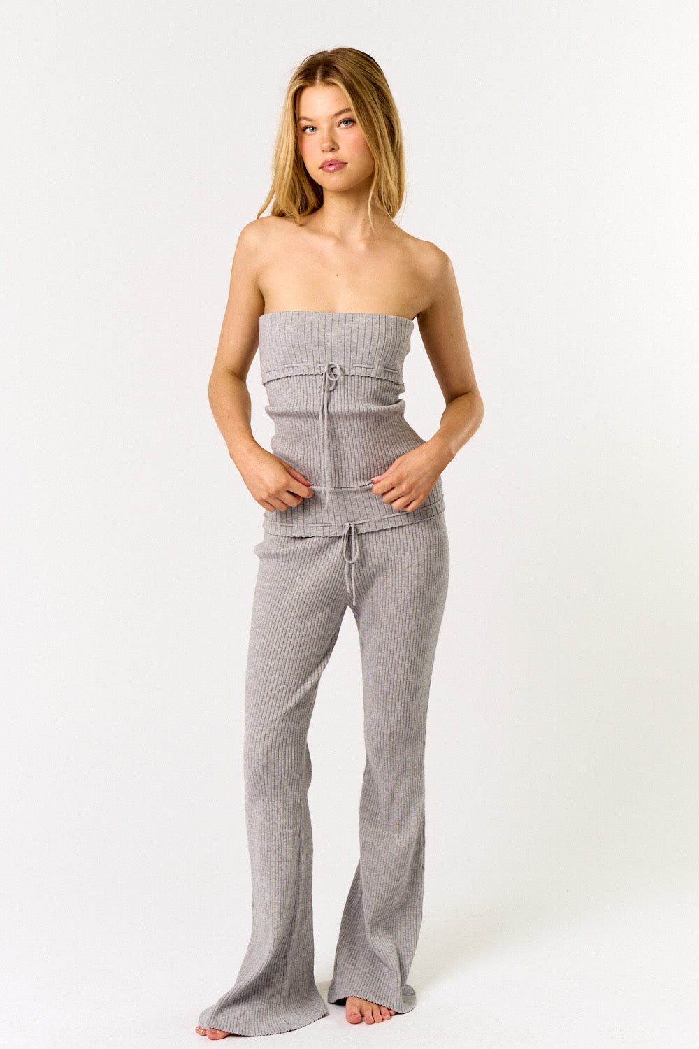 No Anxiety Two Piece - Grey