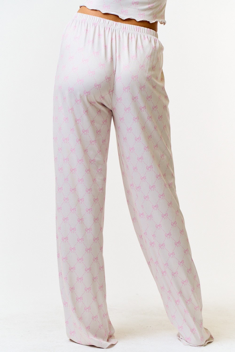 Current Bow Pants- Pink