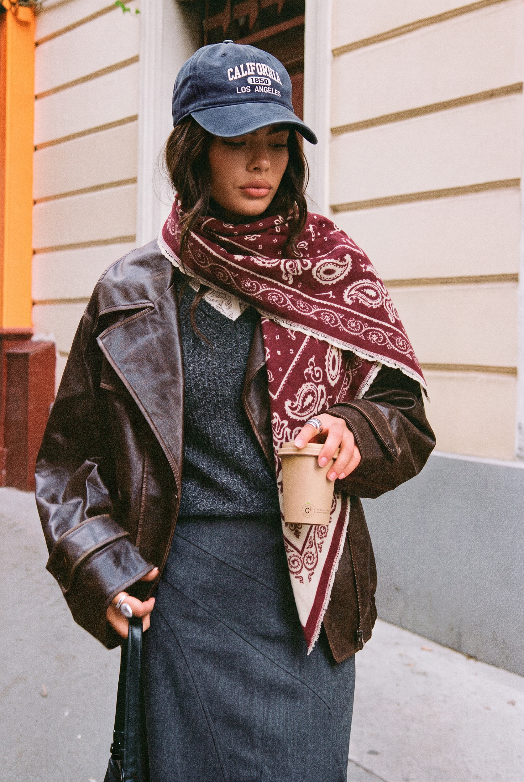 Amelia Scarf - Red