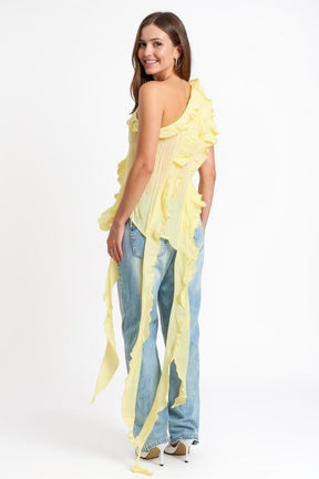 Yellow Baddie Top