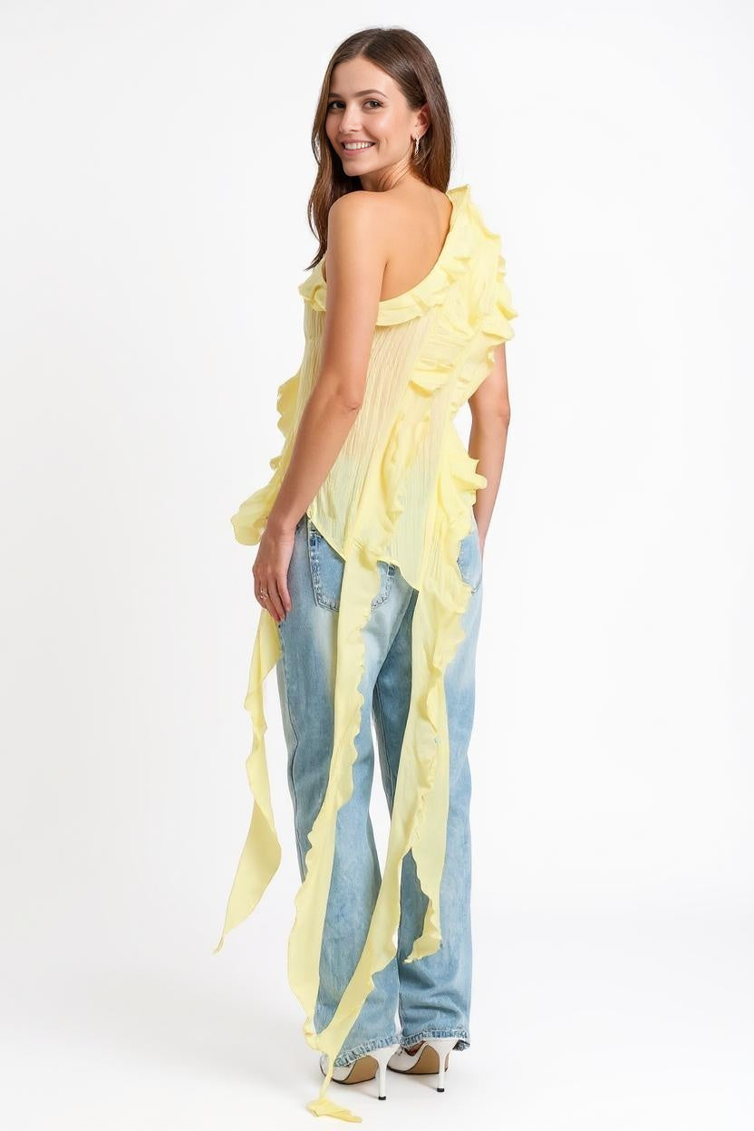 Yellow Baddie Top