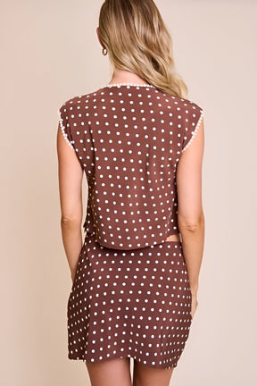 Autumn Polka Dot Two Piece