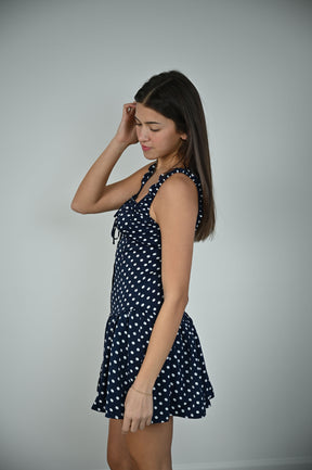 Navy Number Dress