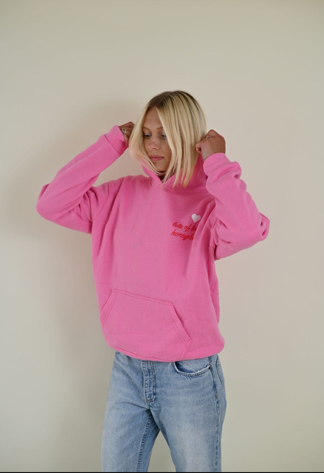 It's Not Me Hoodie- Hot Pink