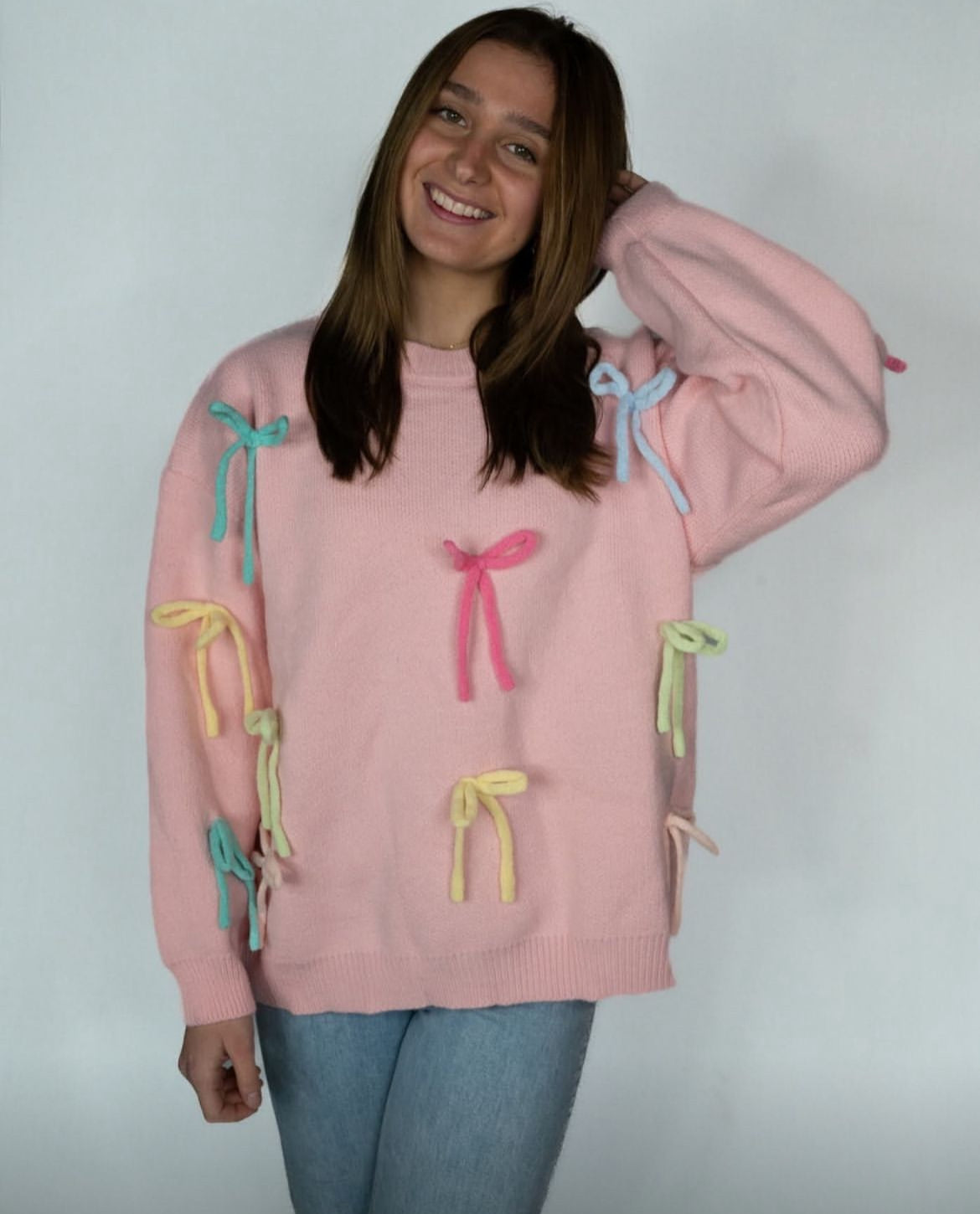 Pastel Bow Sweater