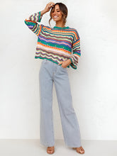 Rose Striped Sweater