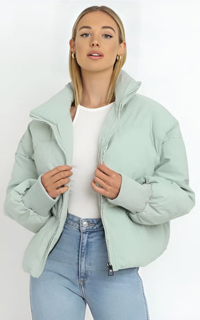 Snowflake Puffer Coat