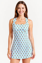 Hydrangea Dress - Blue