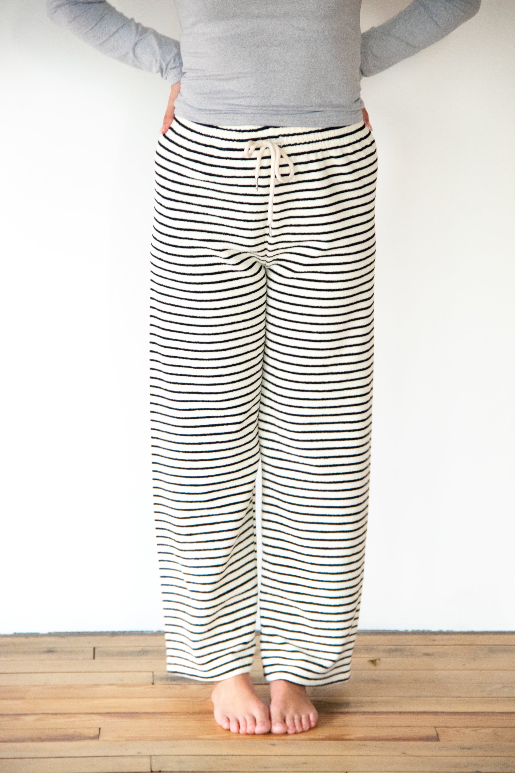 Stripe Fever Pants - White