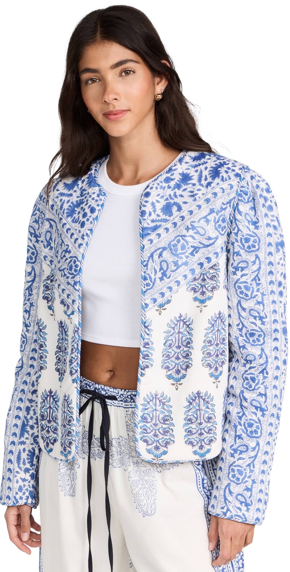 Blue Lover Quilted Jacket