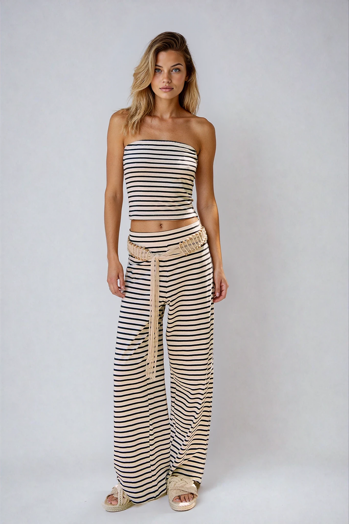 Stripe Summer Set- B&W