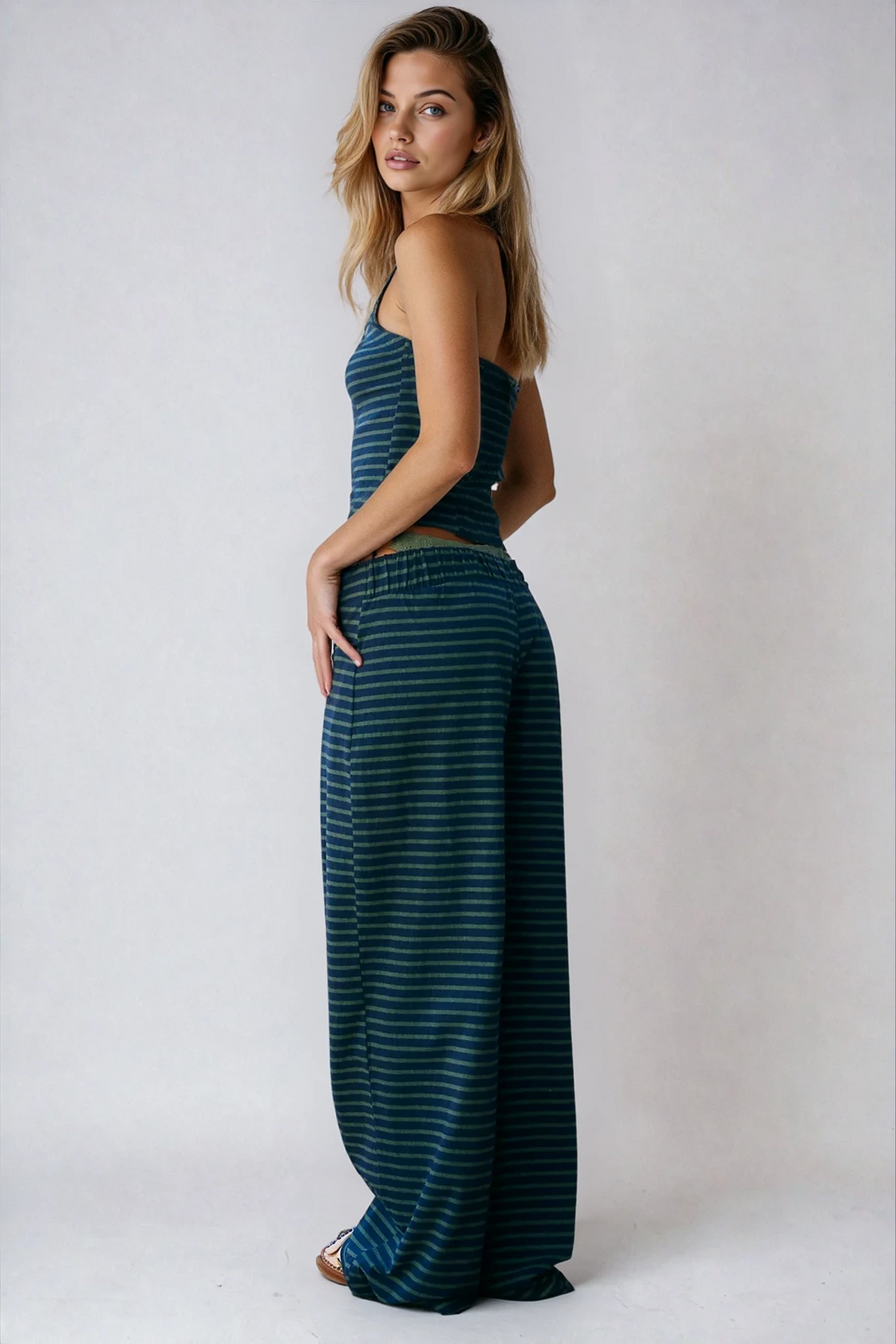 Stripe Summer Set- Blue