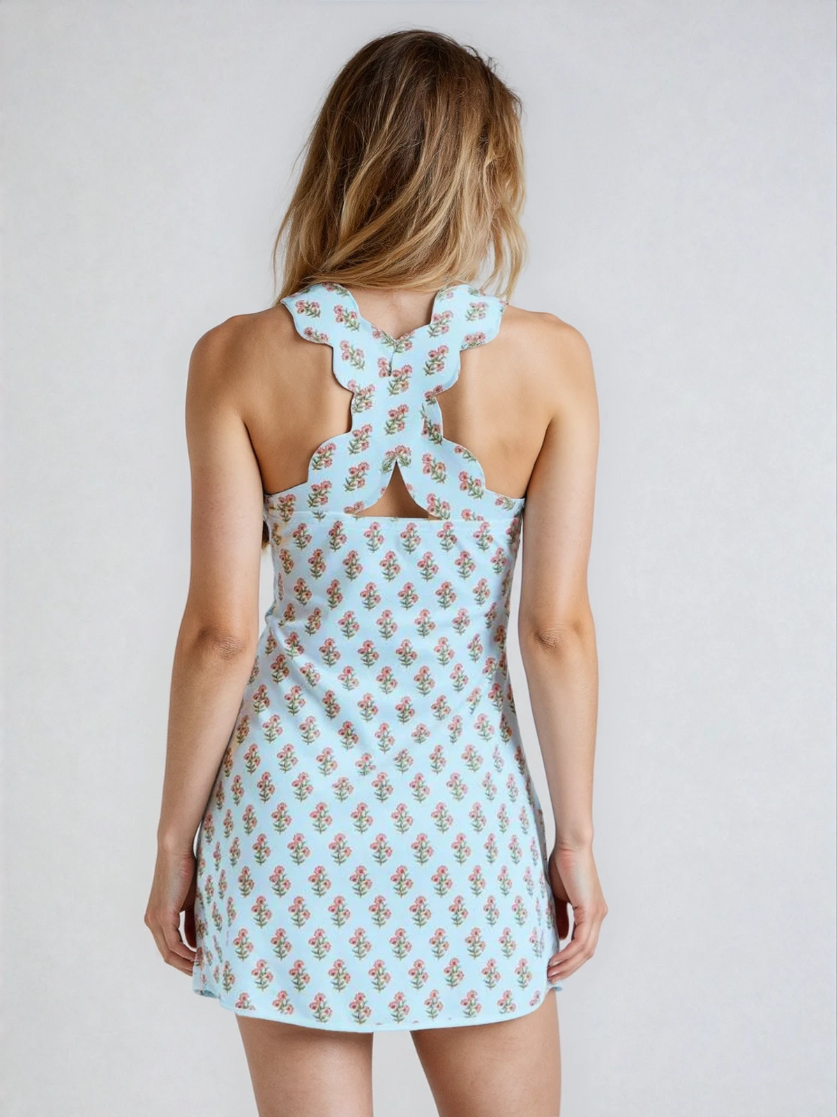 Hydrangea Dress - Blue