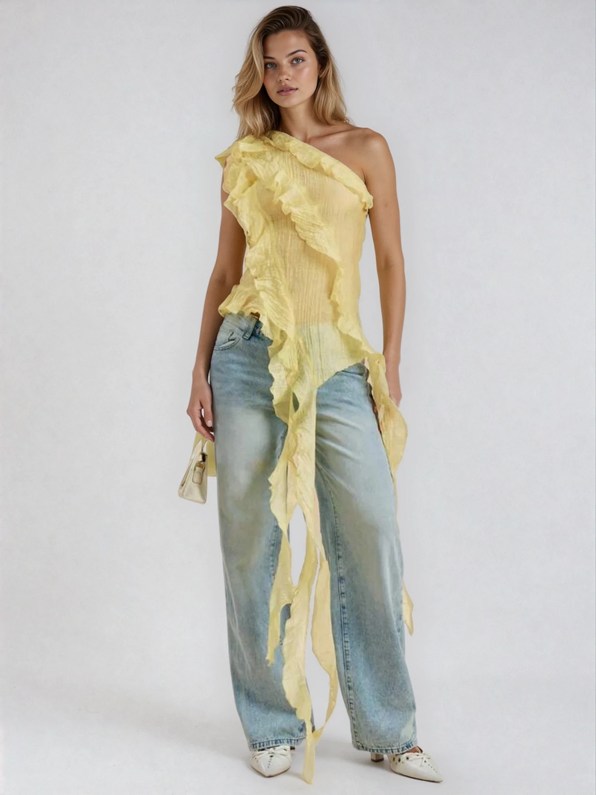 Yellow Baddie Top