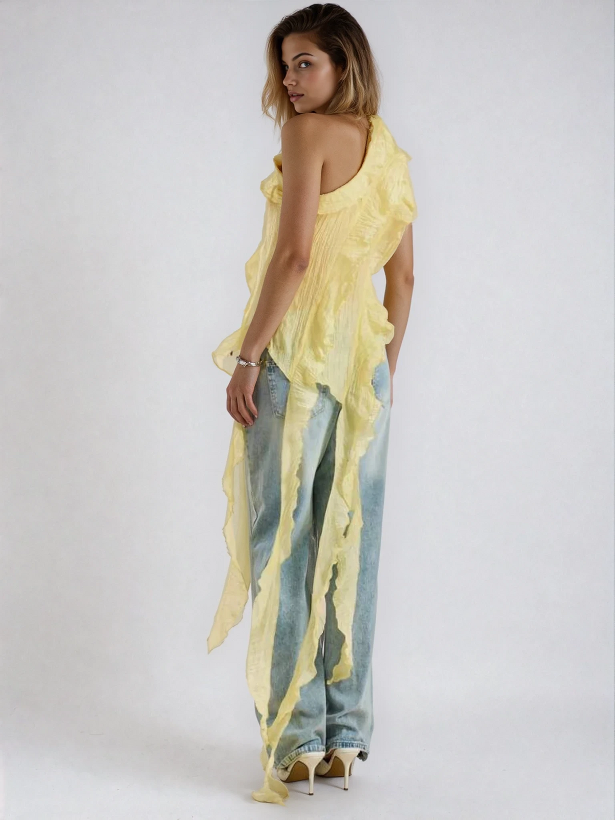 Yellow Baddie Top