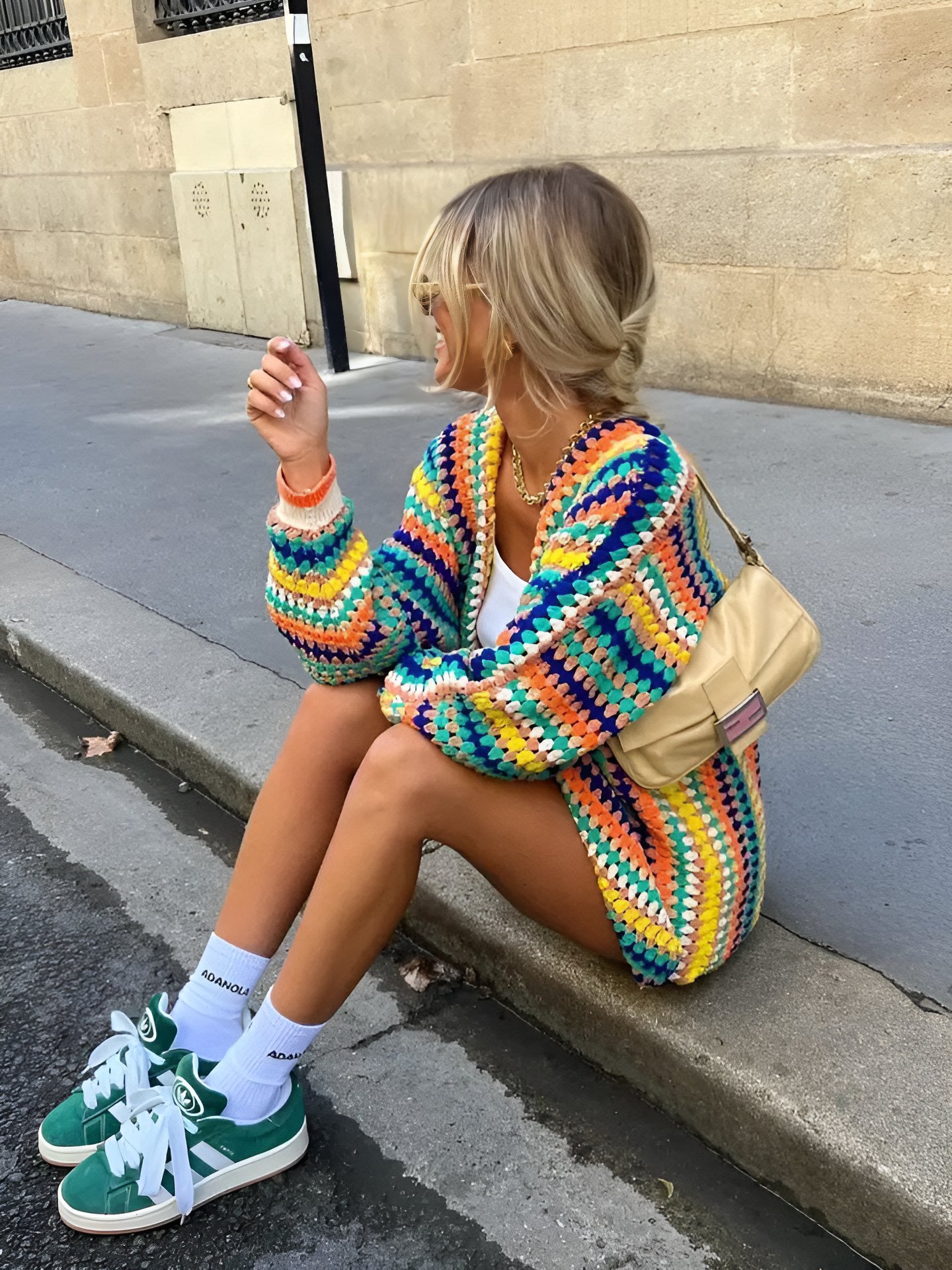 Color The World Cardigan