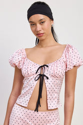 Dream Polka Dress Top