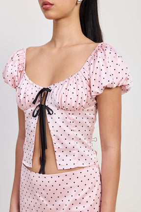 Dream Polka Dress Top