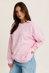 Pink Paisley Sweatshirt