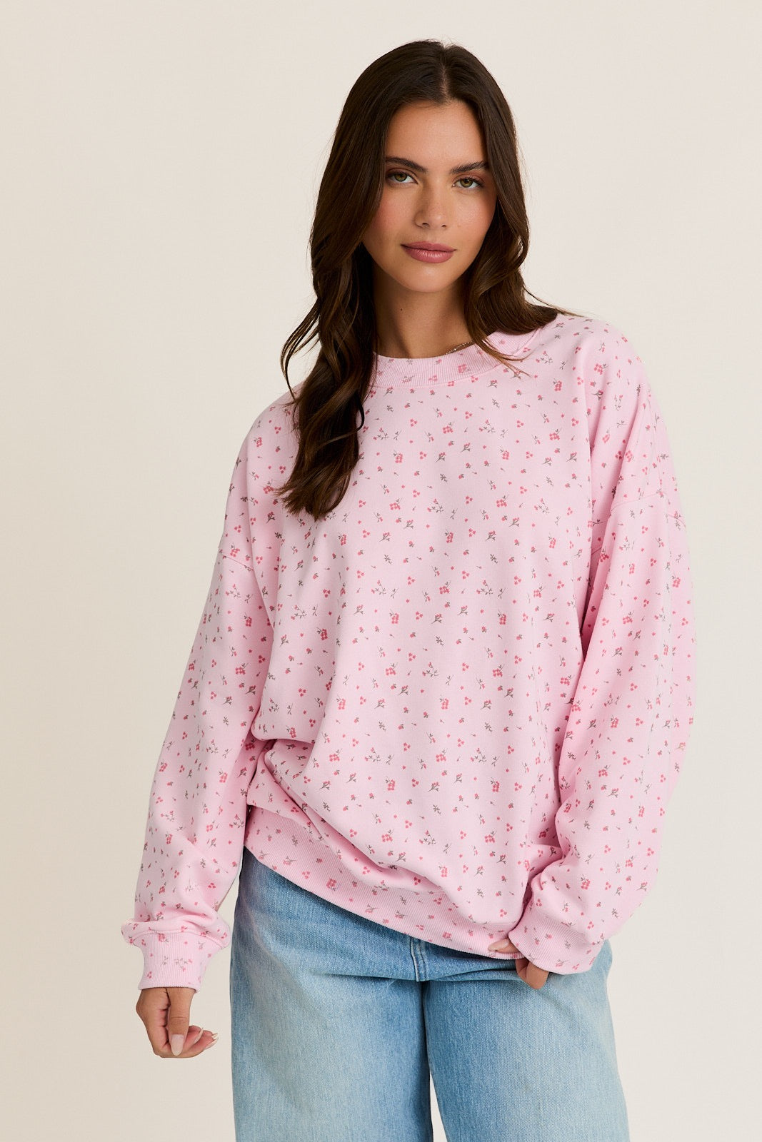 Pink Paisley Sweatshirt