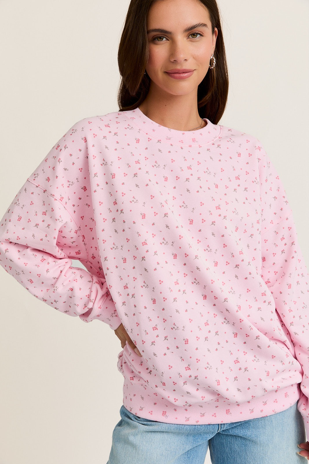 Pink Paisley Sweatshirt