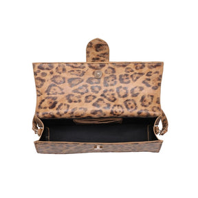 Violet Leopard Crossbody
